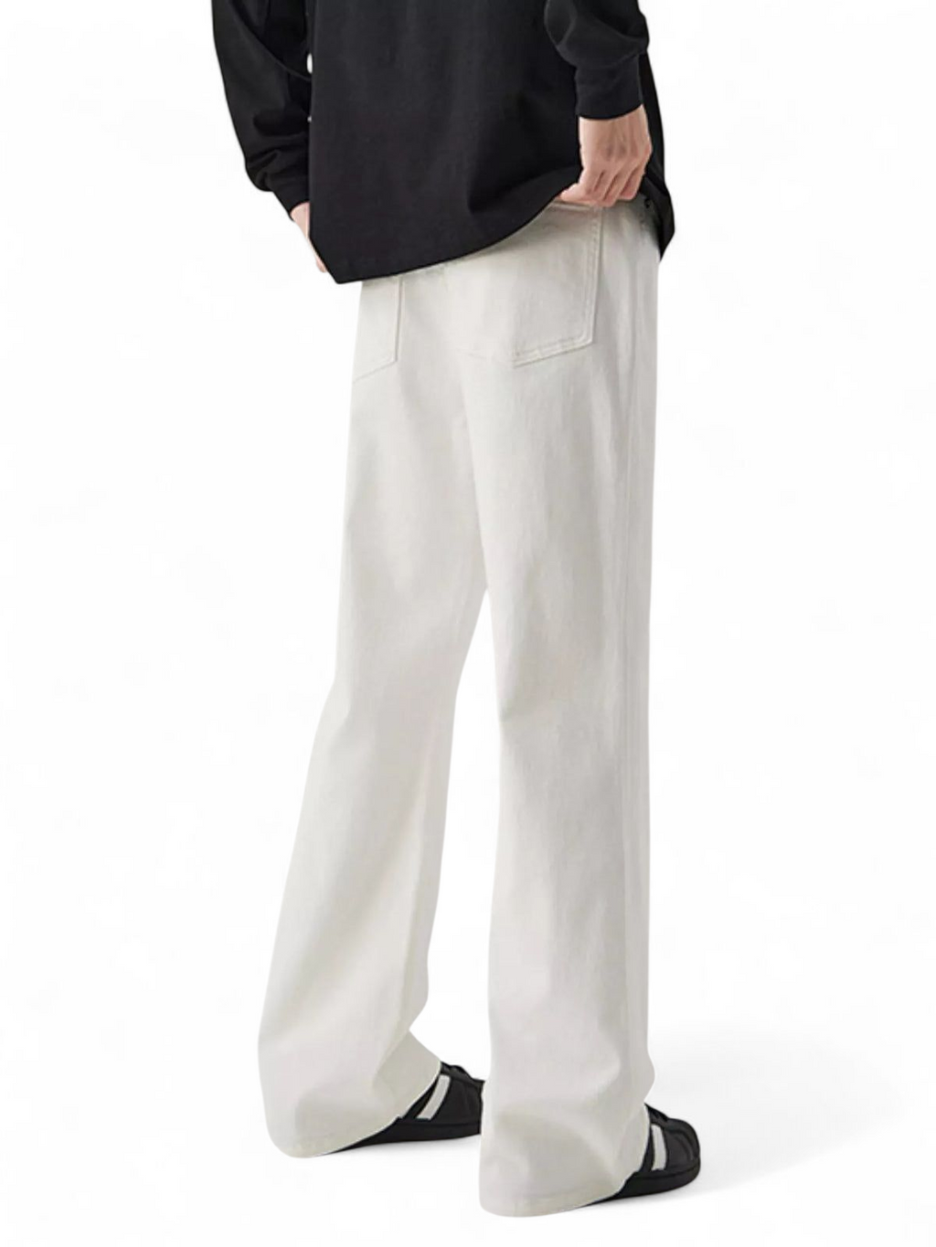 No Stylish | Wide Leg Casual Jeans