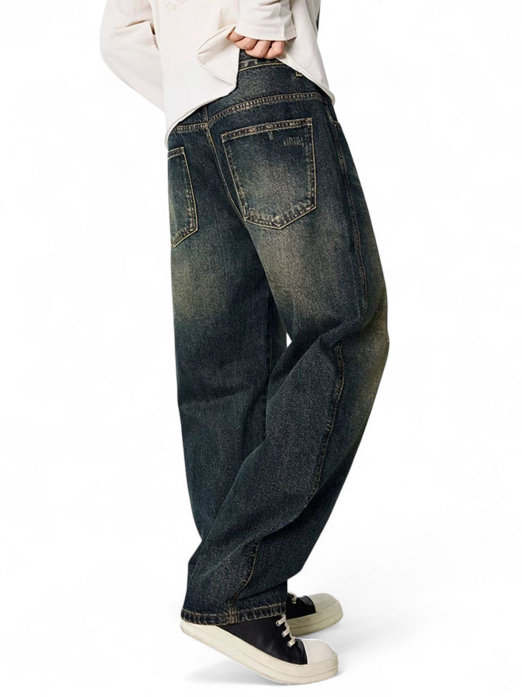 No Stylish | Wash Relaxed Fit Jeans