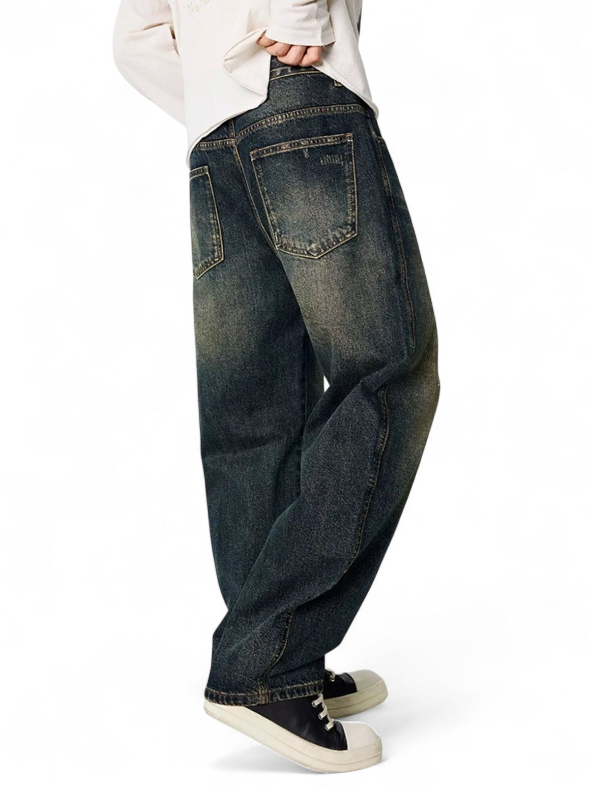 No Stylish | Wash Relaxed Fit Jeans