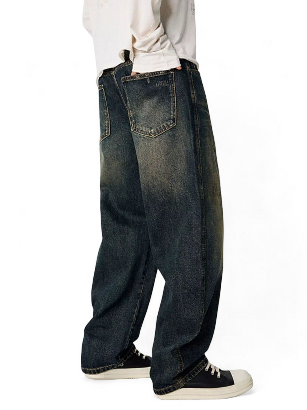 No Stylish | Wash Relaxed Fit Jeans