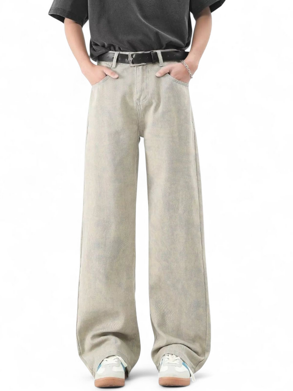 No Stylish | Wide Leg Jeans