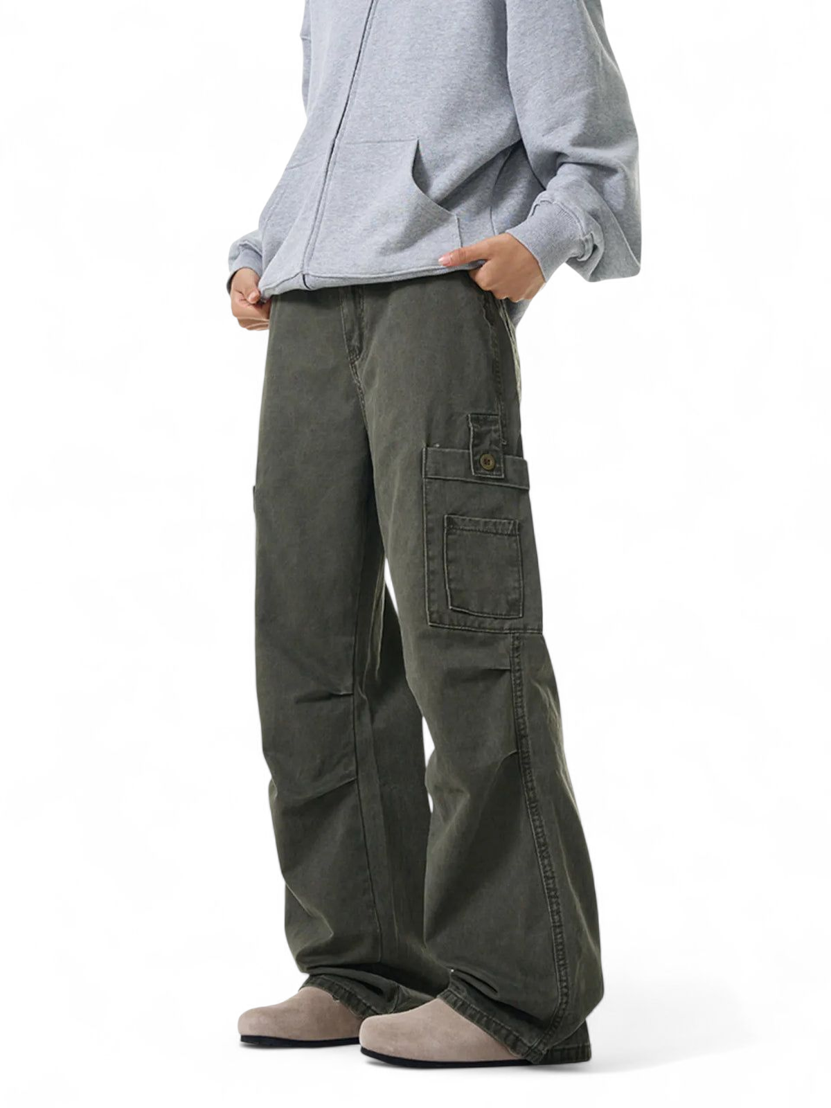 No Stylish | Wide Leg Pants