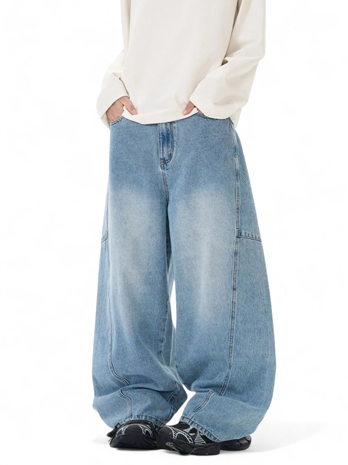 No Stylish | Wide Leg Jeans