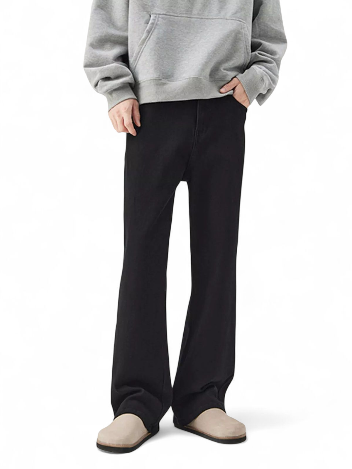 No Stylish | Wide Leg Casual Jeans