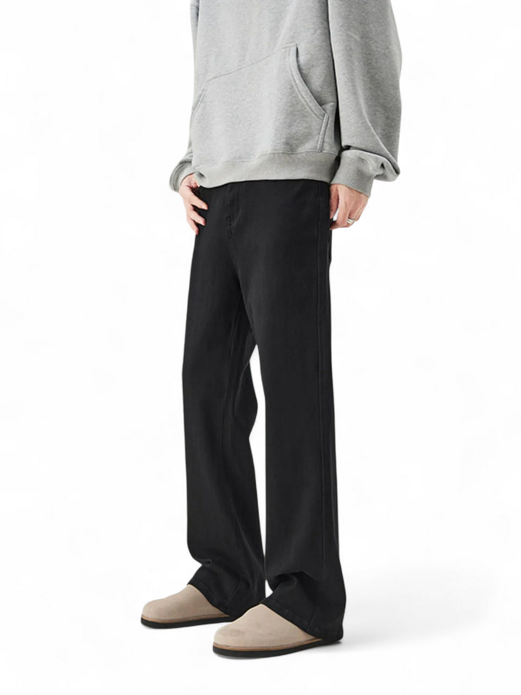 No Stylish | Wide Leg Casual Jeans