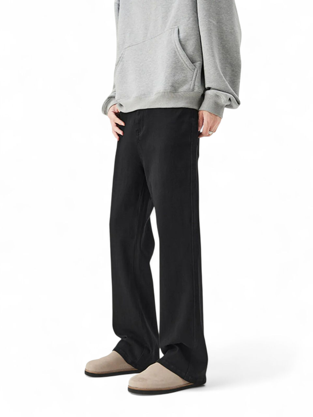 No Stylish | Wide Leg Casual Jeans